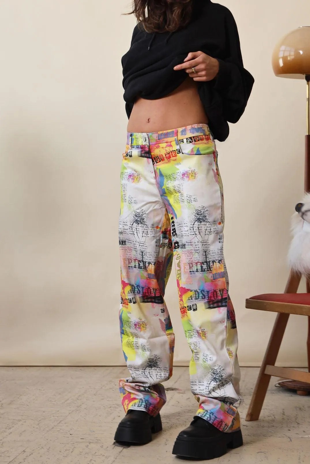 Renaissance Cherub Baggy Low Rise Jean