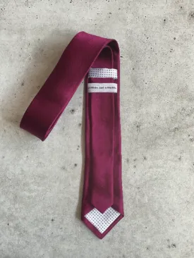 Sangria Wine Red Neck Tie