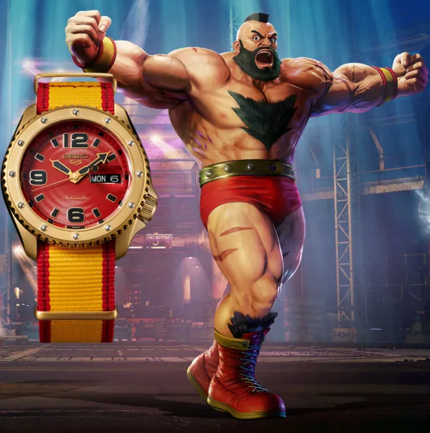 Seiko 5 ZANGIEF Street Fighter V Limited Edition SRPF24K1