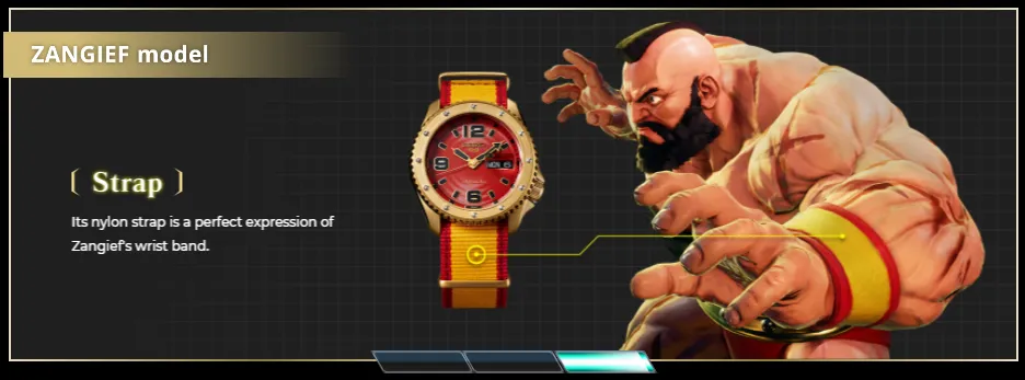 Seiko 5 ZANGIEF Street Fighter V Limited Edition SRPF24K1