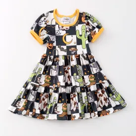 SPOOKY PLAID DRESS
