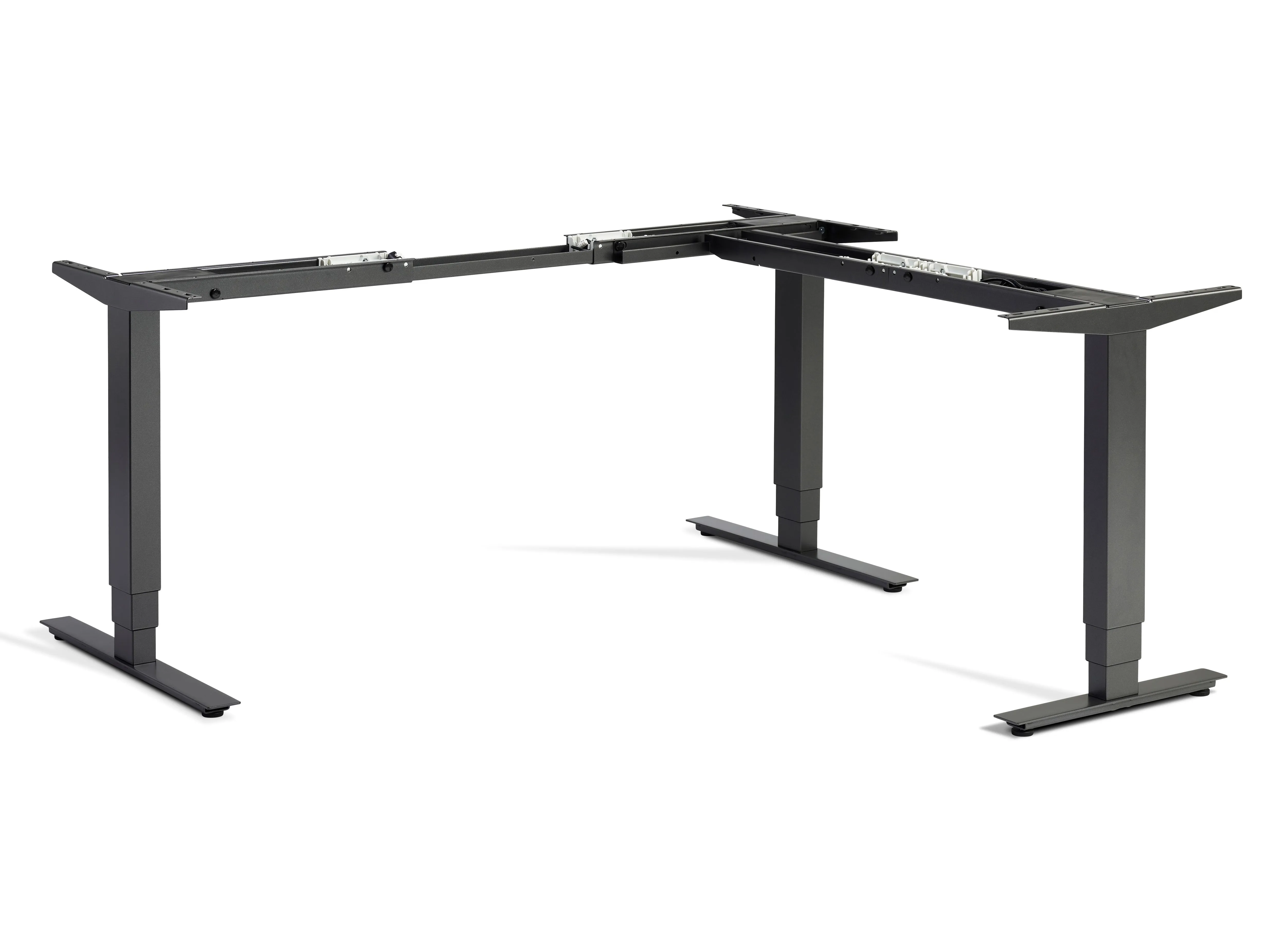 Stockholm Height Adjustable Corner Desk - Frame Only (with Bluetooth control)