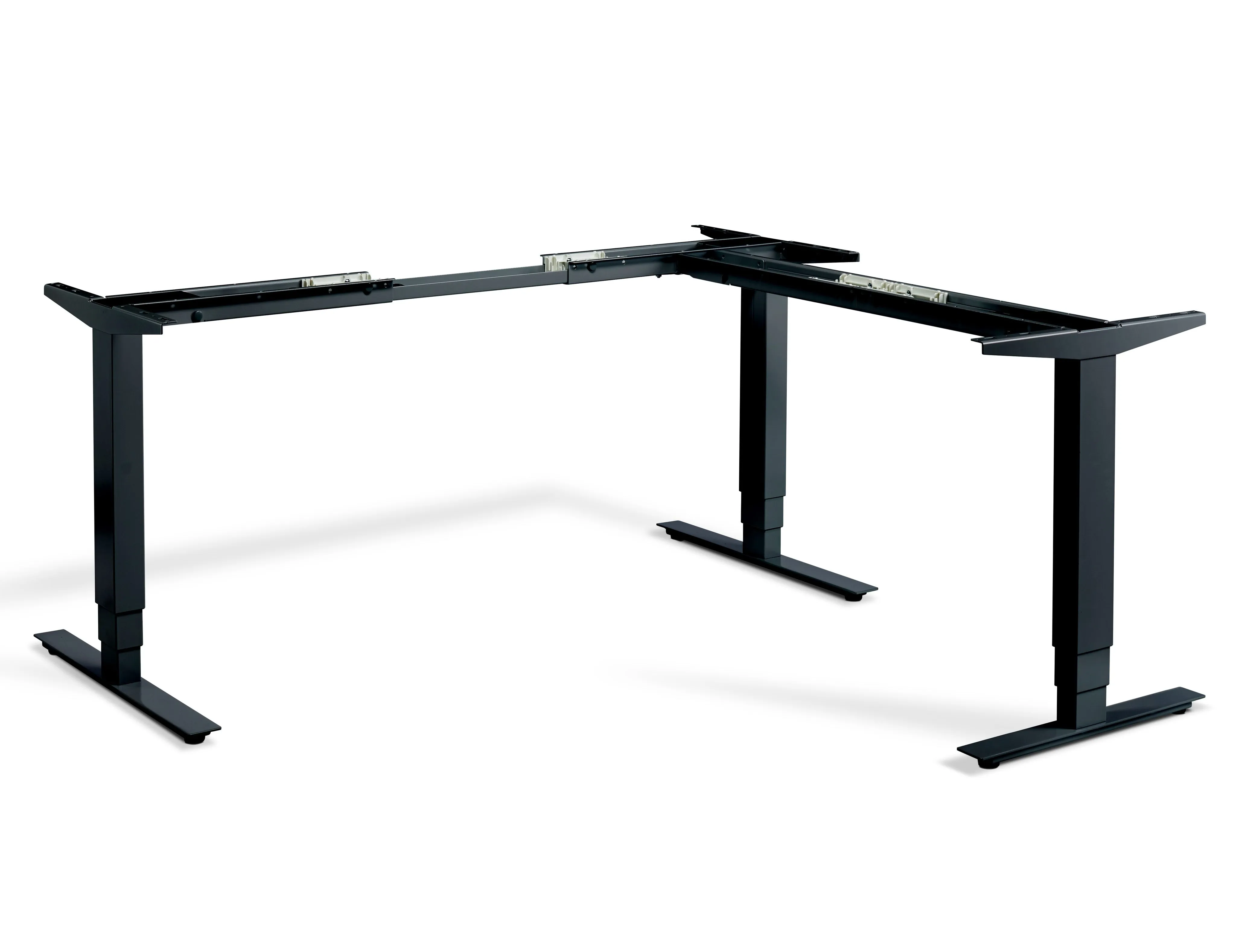 Stockholm Height Adjustable Corner Desk - Frame Only (with Bluetooth control)