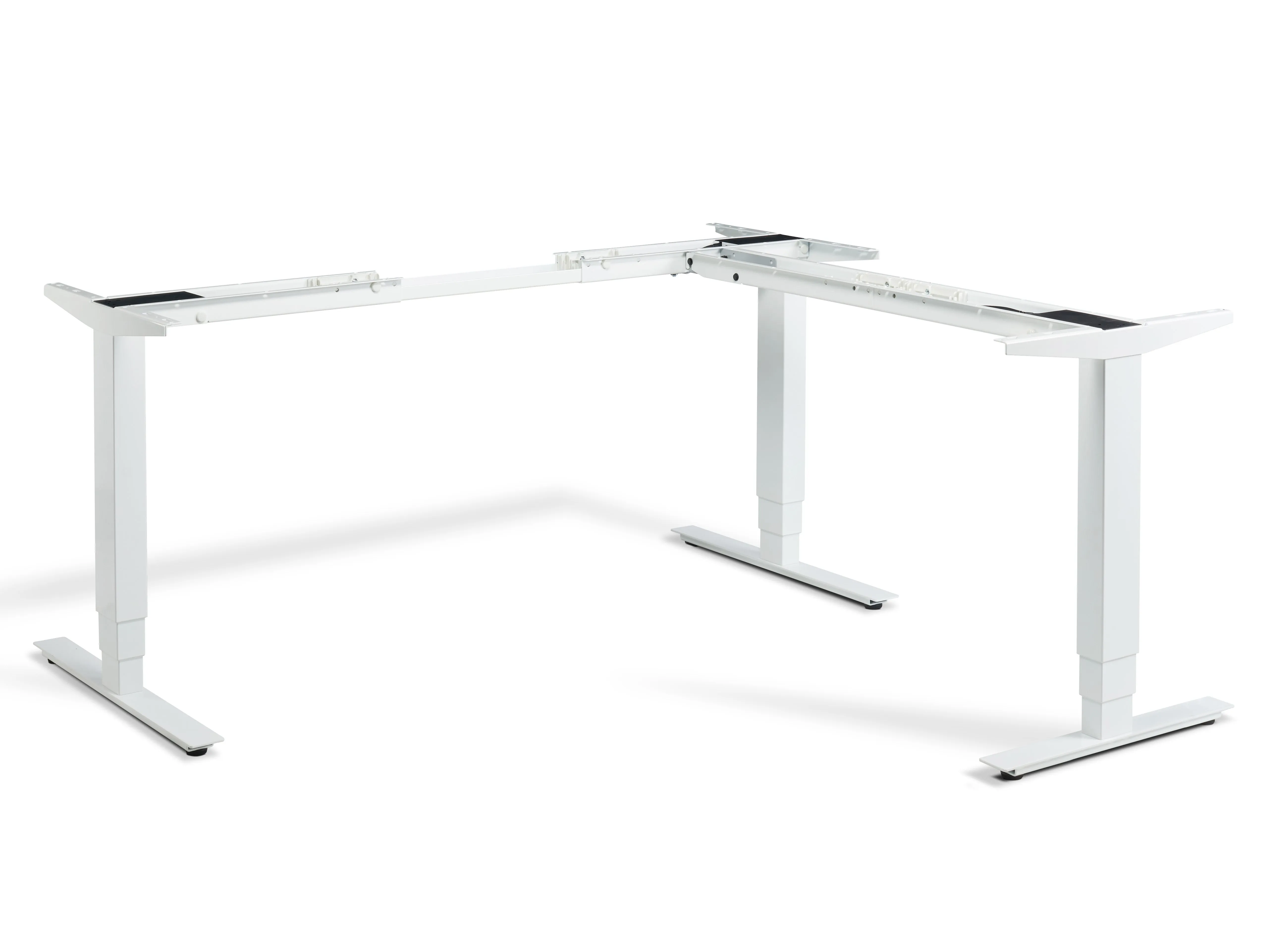 Stockholm Height Adjustable Corner Desk - Frame Only (with Bluetooth control)