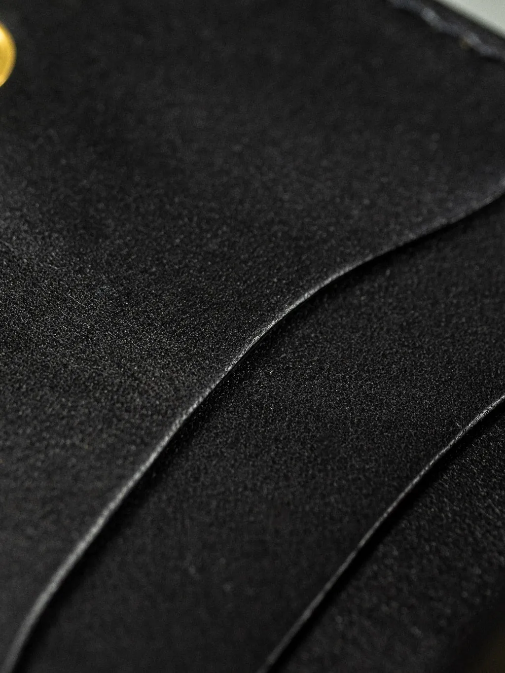 Studio D'Artisan Black Leather Mini Wallet