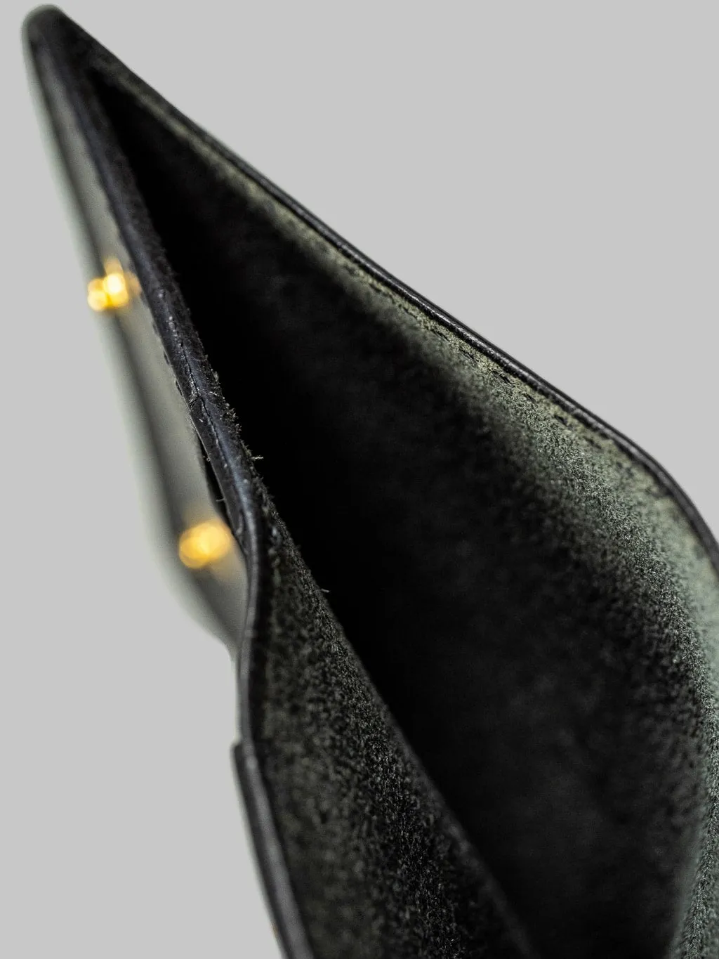 Studio D'Artisan Black Leather Mini Wallet