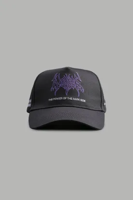 The Power Of The Dark Side 5 Panel Hat in Wolf Gray