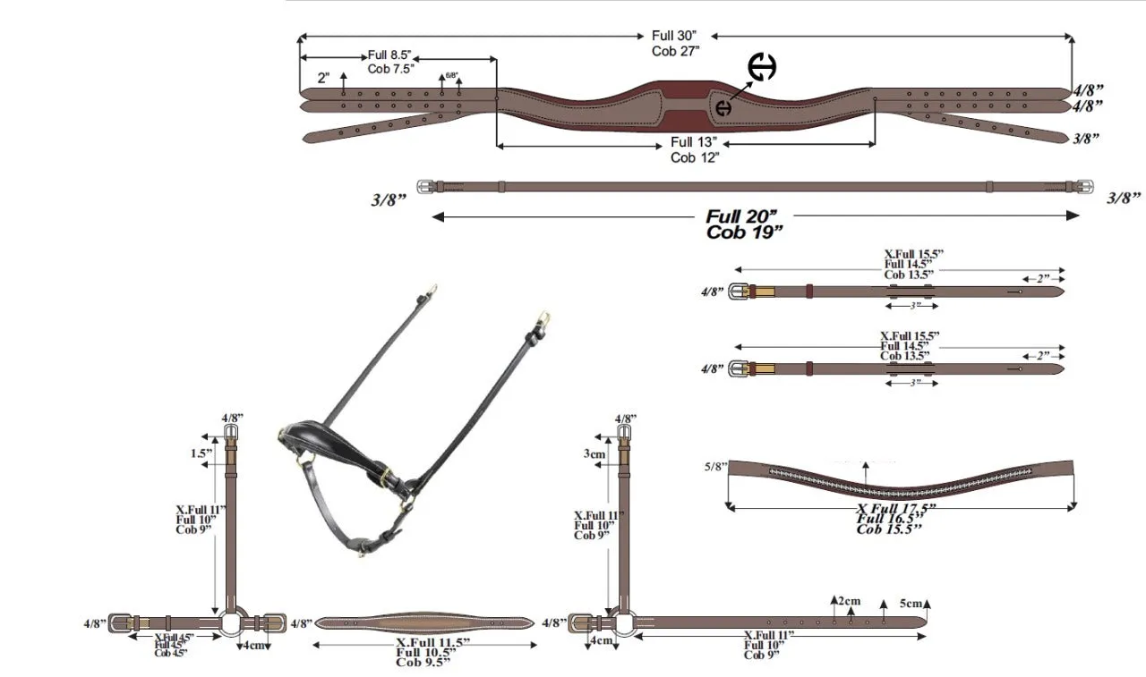 The Salzburg Non-Patent Leather Drop Noseband Bridle