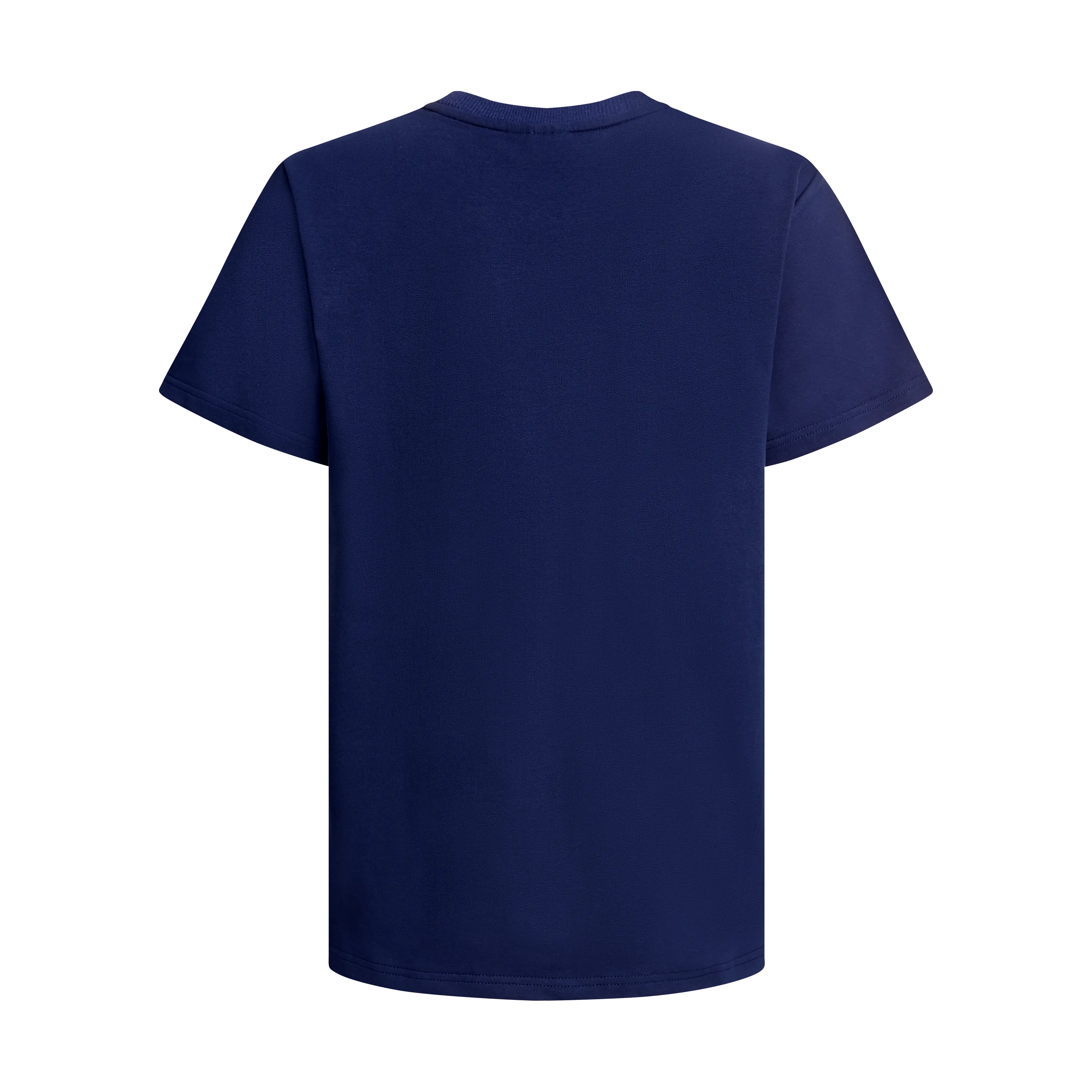 THE SUEDE LOGO TEE-NAVY