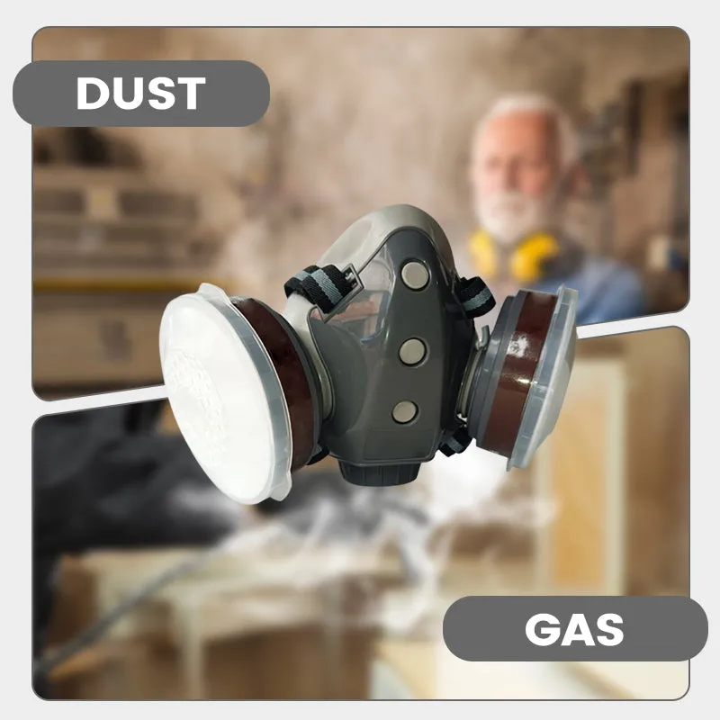 Time-limited SpecialActivated Carbon Anti-Dust Double Tank Gas Mask