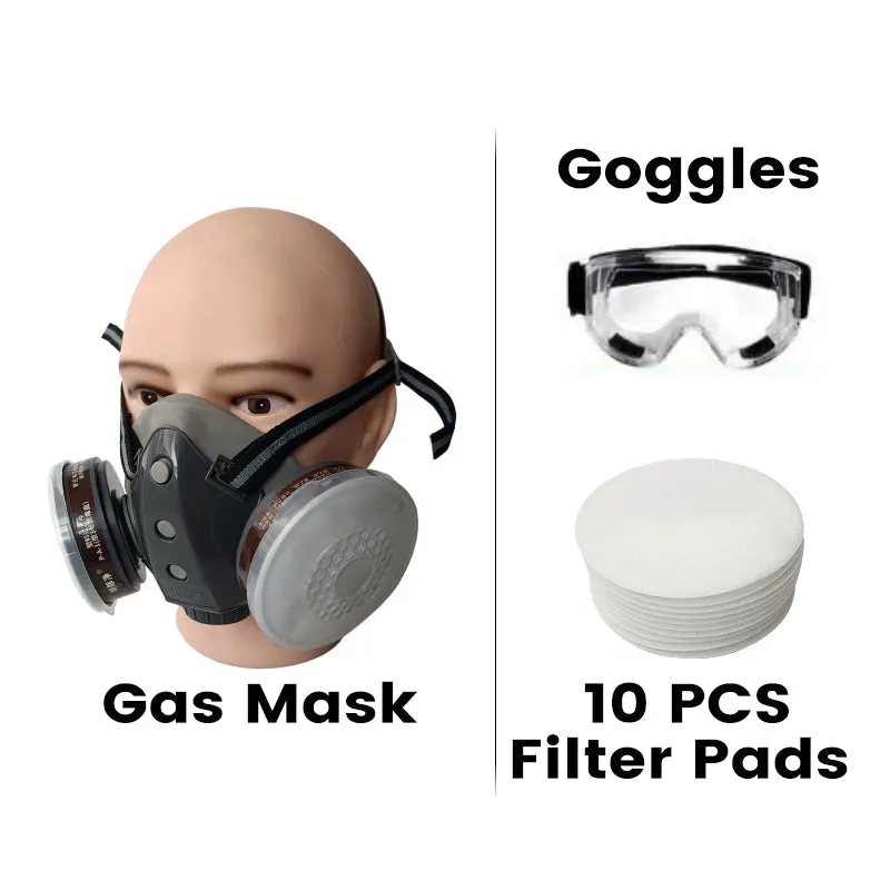 Time-limited SpecialActivated Carbon Anti-Dust Double Tank Gas Mask