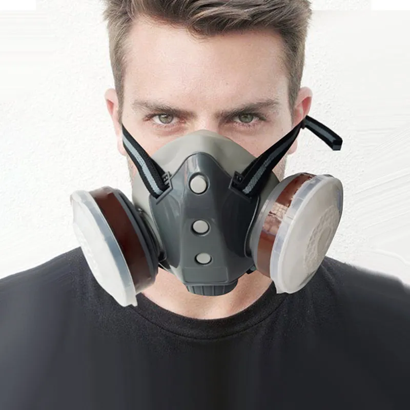 Time-limited SpecialActivated Carbon Anti-Dust Double Tank Gas Mask