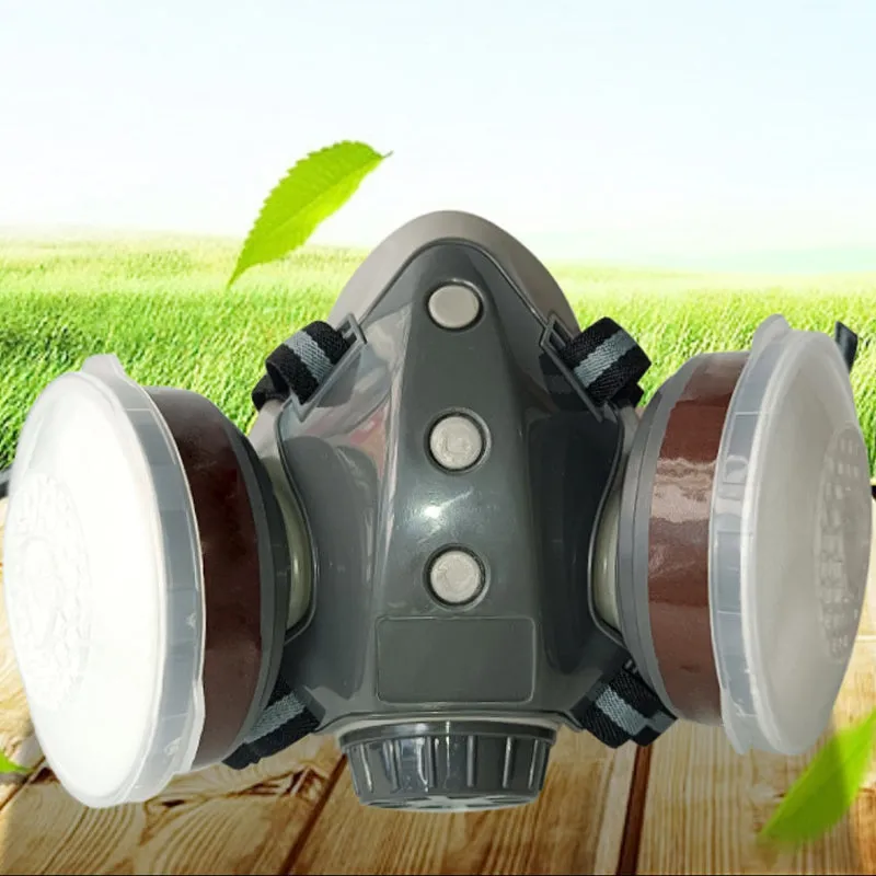 Time-limited SpecialActivated Carbon Anti-Dust Double Tank Gas Mask