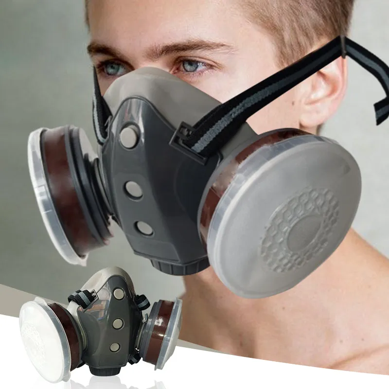 Time-limited SpecialActivated Carbon Anti-Dust Double Tank Gas Mask