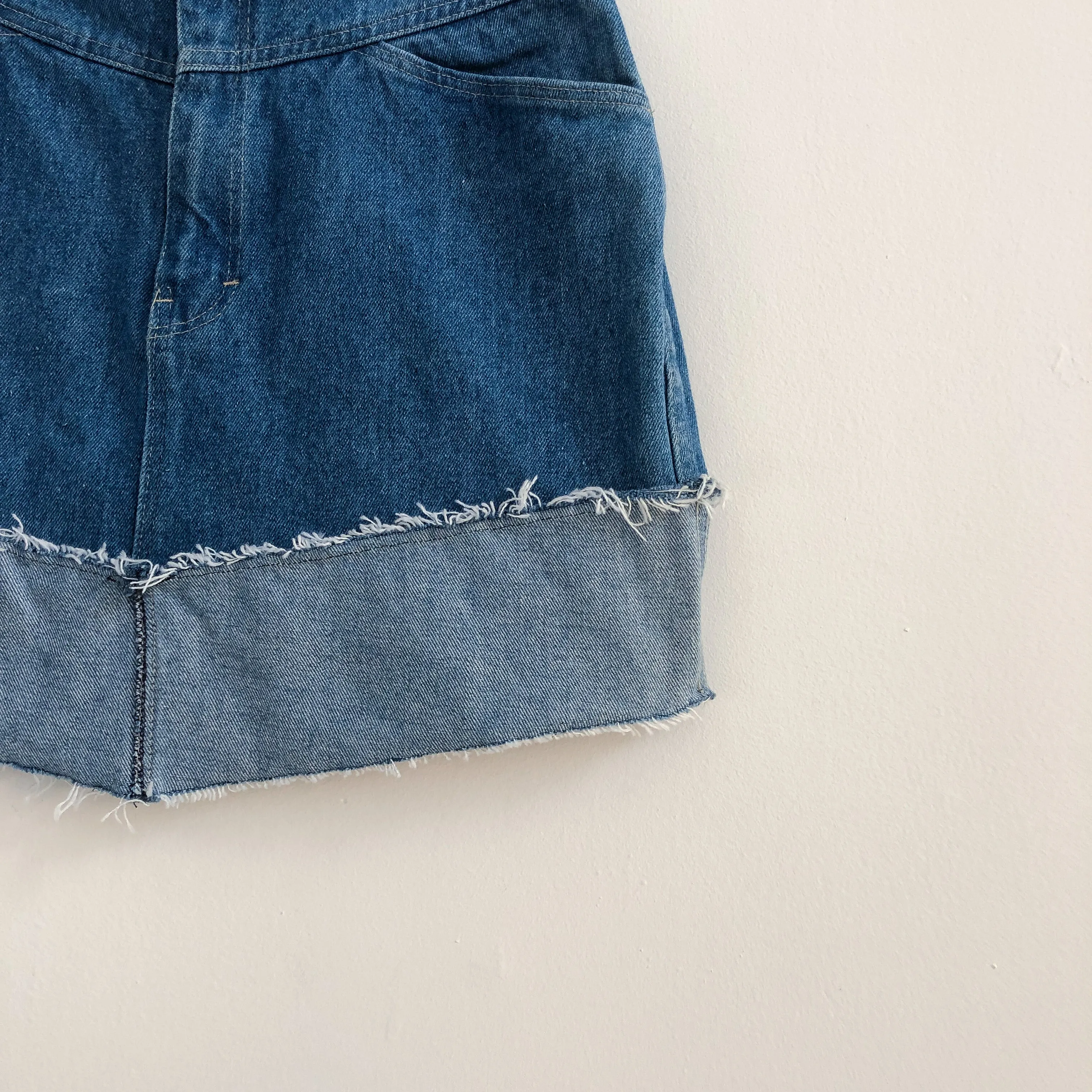 Upcycled Denim Libra Skirt