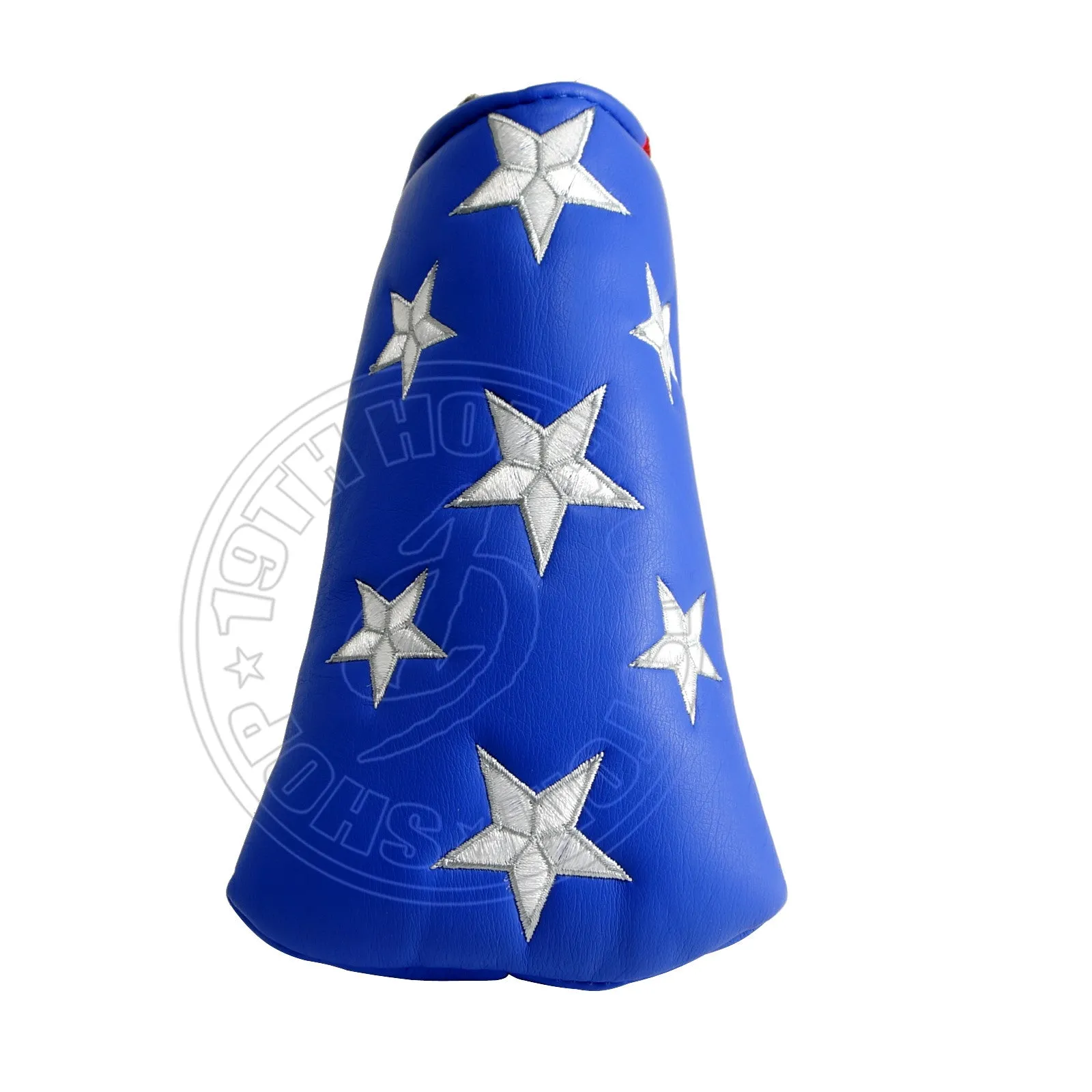 US Flag Stars & Stripes Head Cover for Blade and Midsize Mallet Putter, Blue