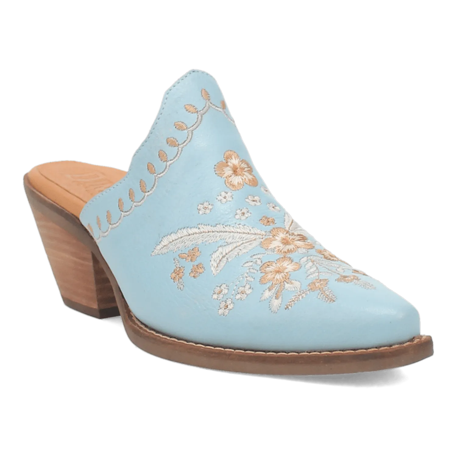 WILDFLOWER LEATHER MULE