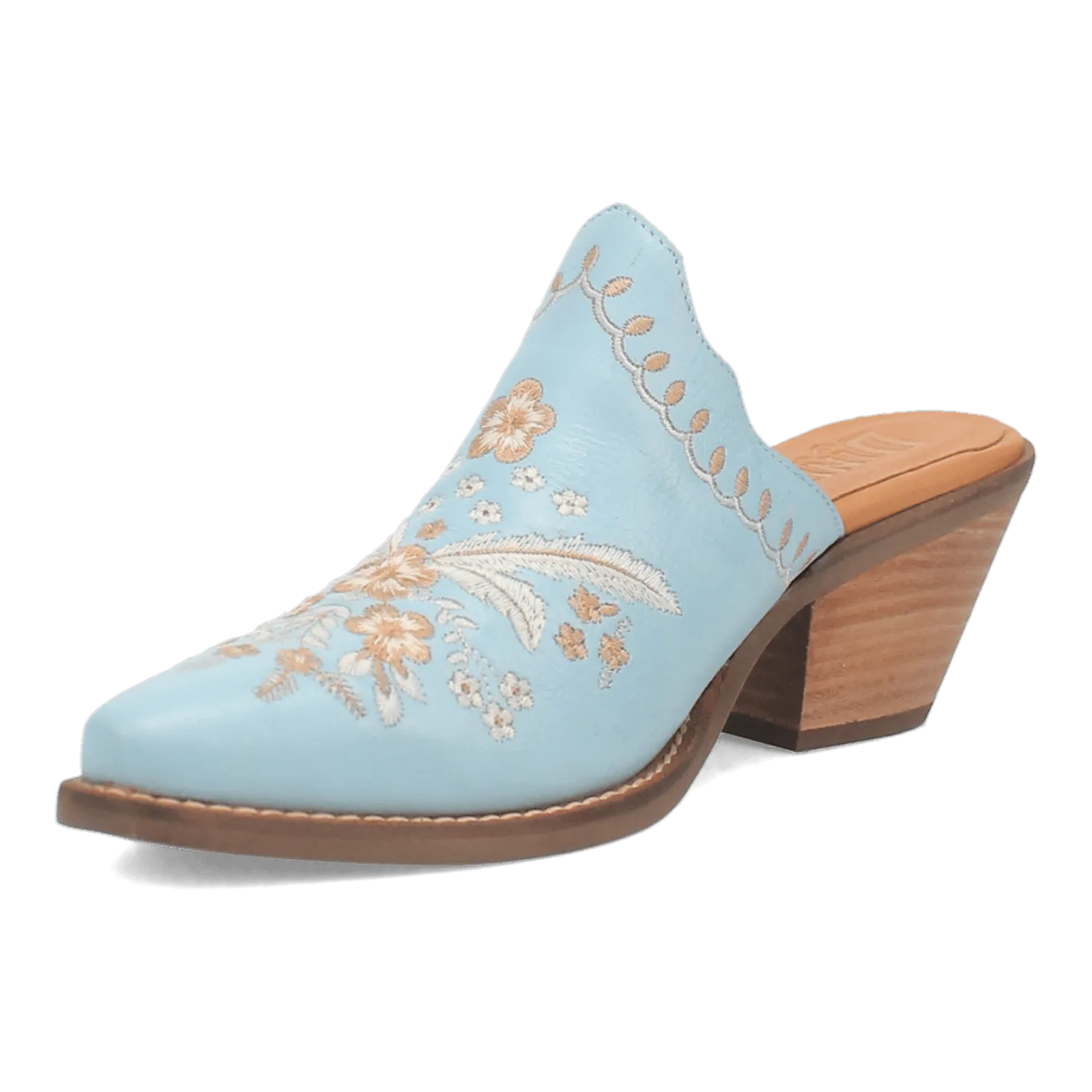 WILDFLOWER LEATHER MULE
