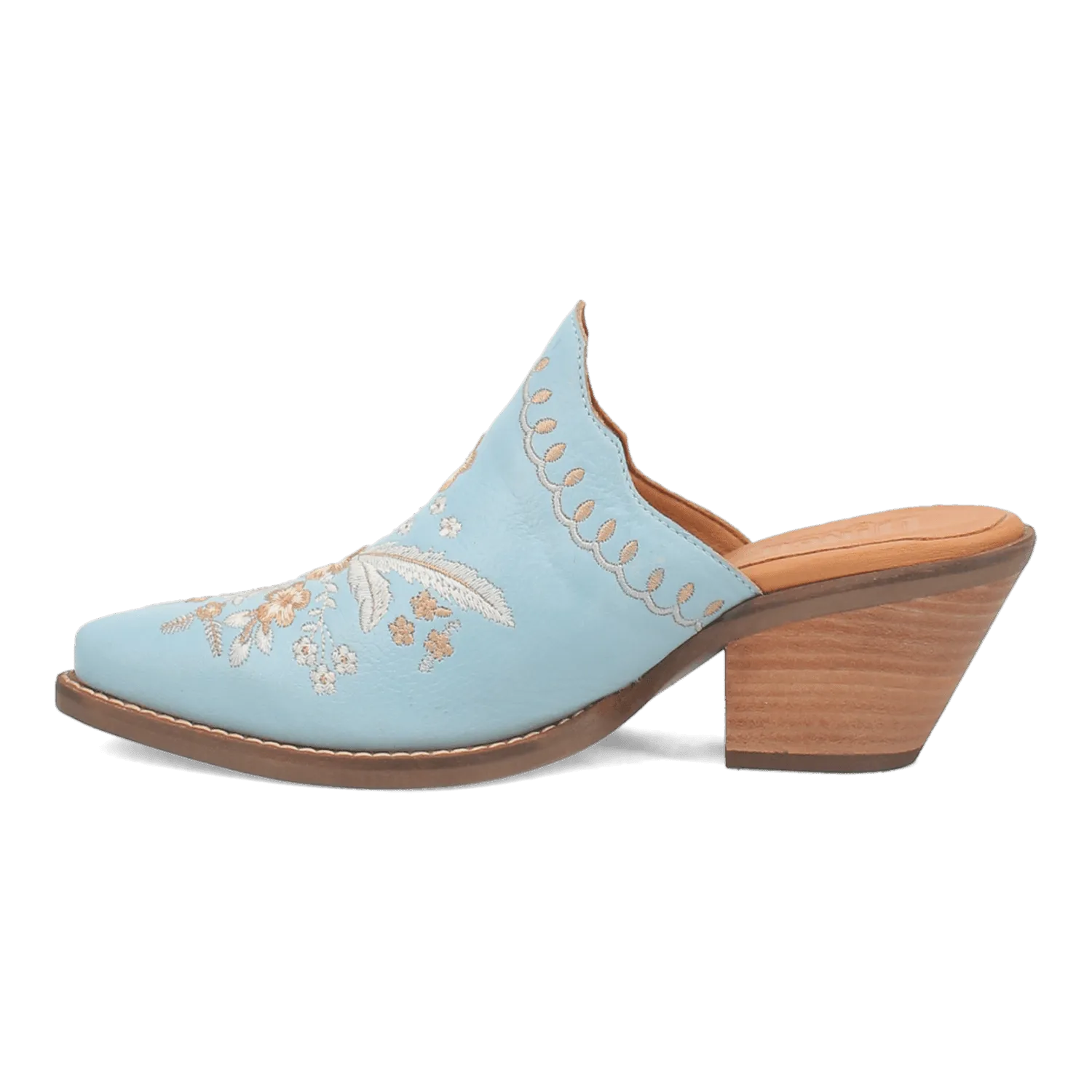WILDFLOWER LEATHER MULE