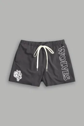 Wolves Hardcore Compression Shorts in Wolf Gray